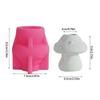 Candle Holder Mold Mushroom Shape Candle Holder Silicone Mold Silicone Mold Home Decoration Candlestick Base Mold Creative