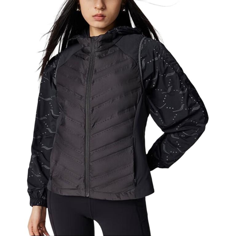 Saucony Zip-Fit Stand Collar Vest Women vest Black SC1240030A-BK01