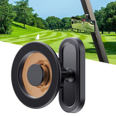 Golf Arabası için Manyetik Telefon Tutucu Güçlü Tek Elle Kullanım Telefon Standı Fitness, Açık Hava Sporları ve Seyahat için Manyetik Montaj