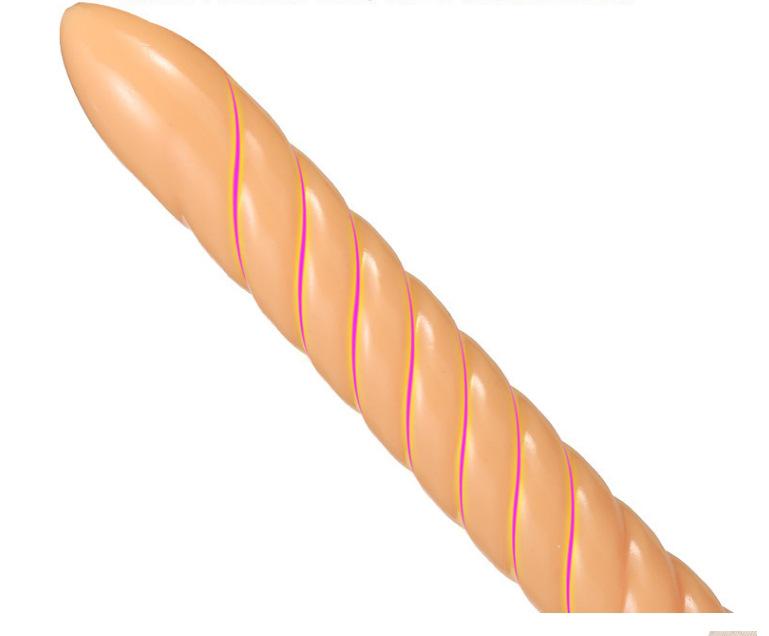 Spiraalvormige Super Lange Anale Plug met Zachte Kralen - Unisex Erotische Achtertuin Masturbator.