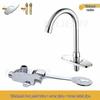 OEING Wall-Mounted Foot Pedal Faucet Kit