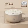 Zhenshijia 304 Stainless Steel Cat Ear Instant Noodle Bowl