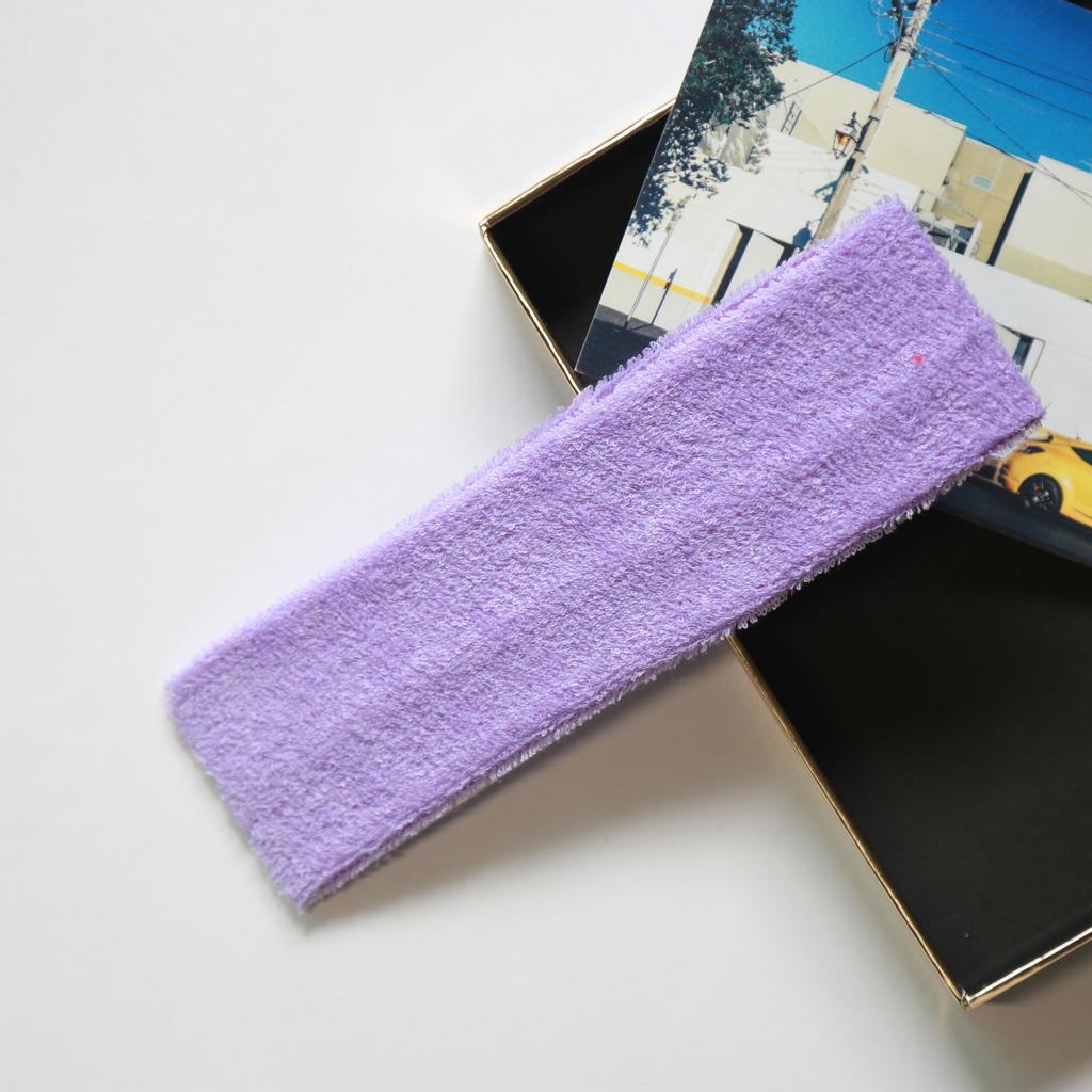 Towels Pure Cotton Yoga Basketball Sports Sweat-absorbing Headband European and American Hairband Face Washcotton Headband