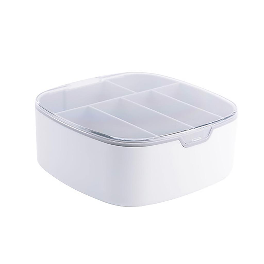 Cable Organizer Box with Lid Plastic Power Strip Holder Desk Cord Storage Box for Messy Cables Wire Management