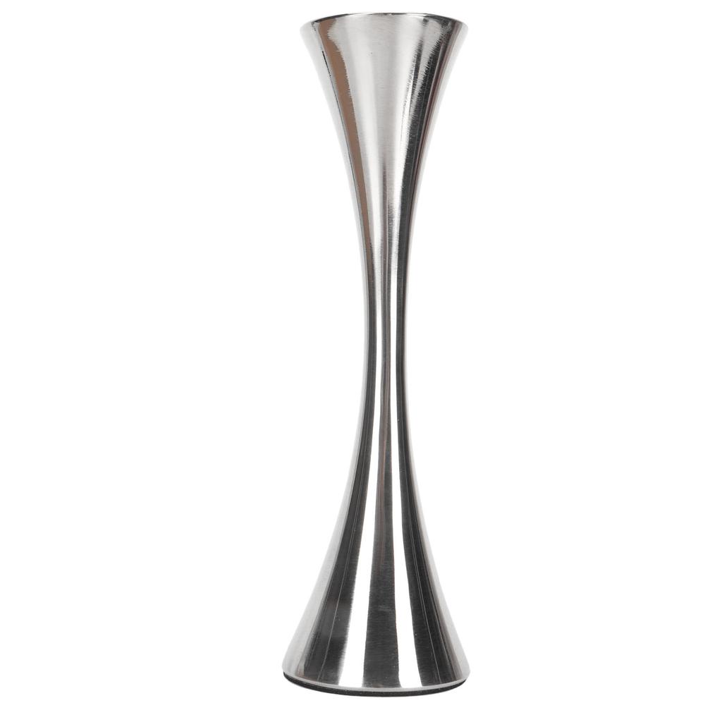 Stainless Steel Vase Innovative Elegant Modern Style Round Mouth Metal Flower Vase for Living Room Table