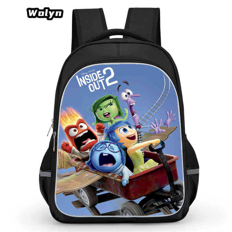 Mind Secret Service 2Ide Out Simple Cute Backpack Student School Bag Backpack