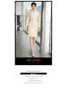 Women's Yellow Slimming Suit Dress Set - Professional OL Style for Formal Occasions in Autumn and Spring