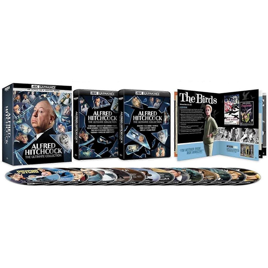 Alfred Hitchcock: The Ultimate Collection  [ULTRA HD BLU-RAY REGION: A USA] 4K Mastering, Boxed Set, Digital Copy, Sign Language, Subtitled USA import