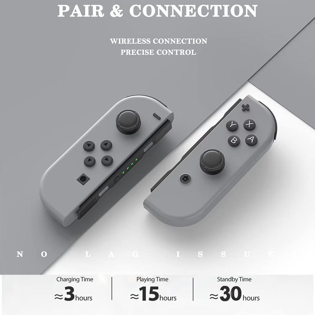 2er Set Joy-con Kabellos Game Controller Für Nintendo Switch/ Lite/oled Gamepad