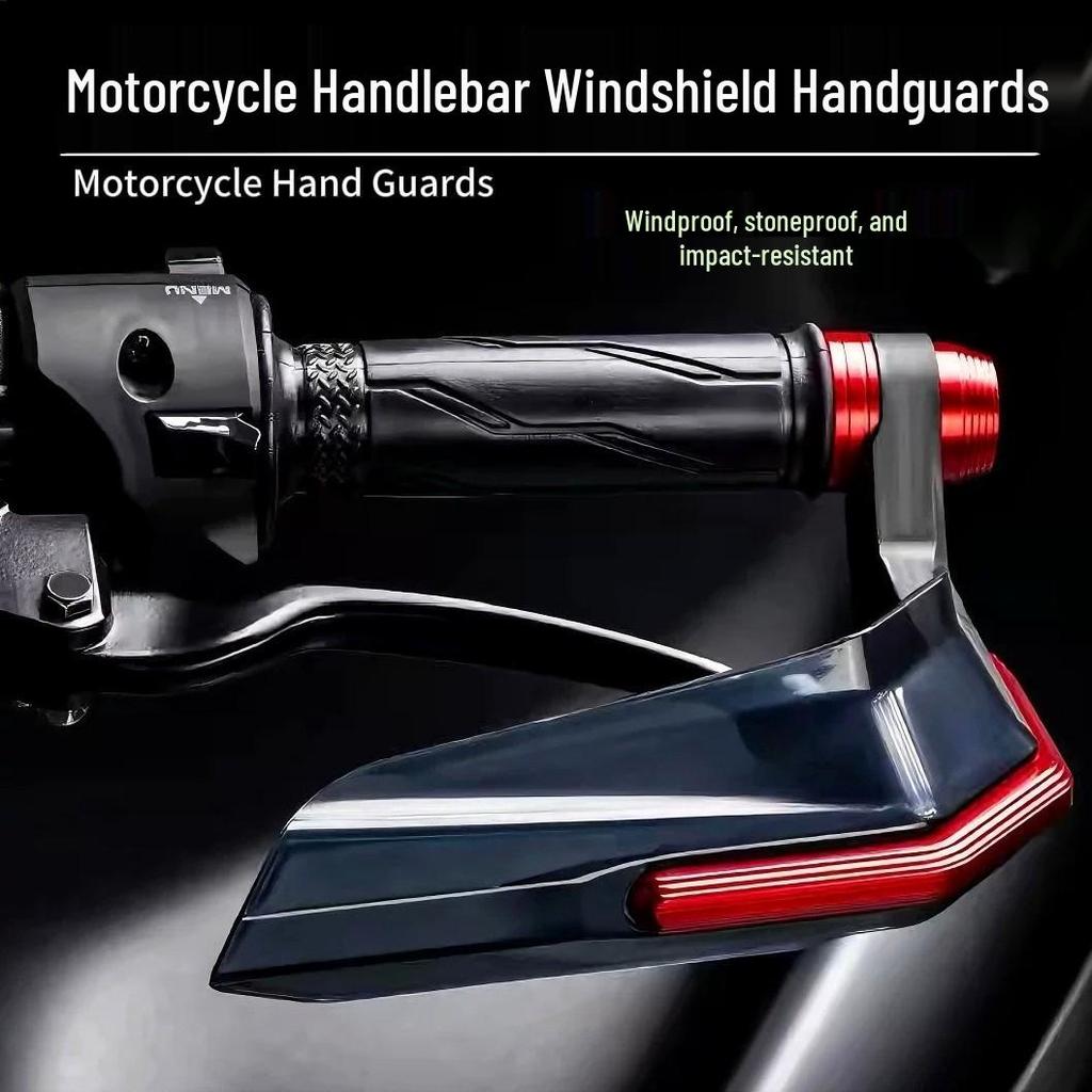 Universal Aluminum Alloy Motorcycle Windshield and Handlebar Protection