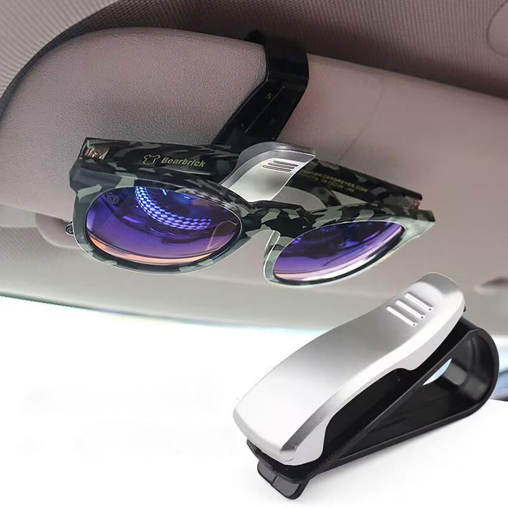 Auto Fastener Car Vehicle Sun Visor Sunglasses Eyeglasses Glasses Holder Card Ticket Pen Clip Automotive Accessories