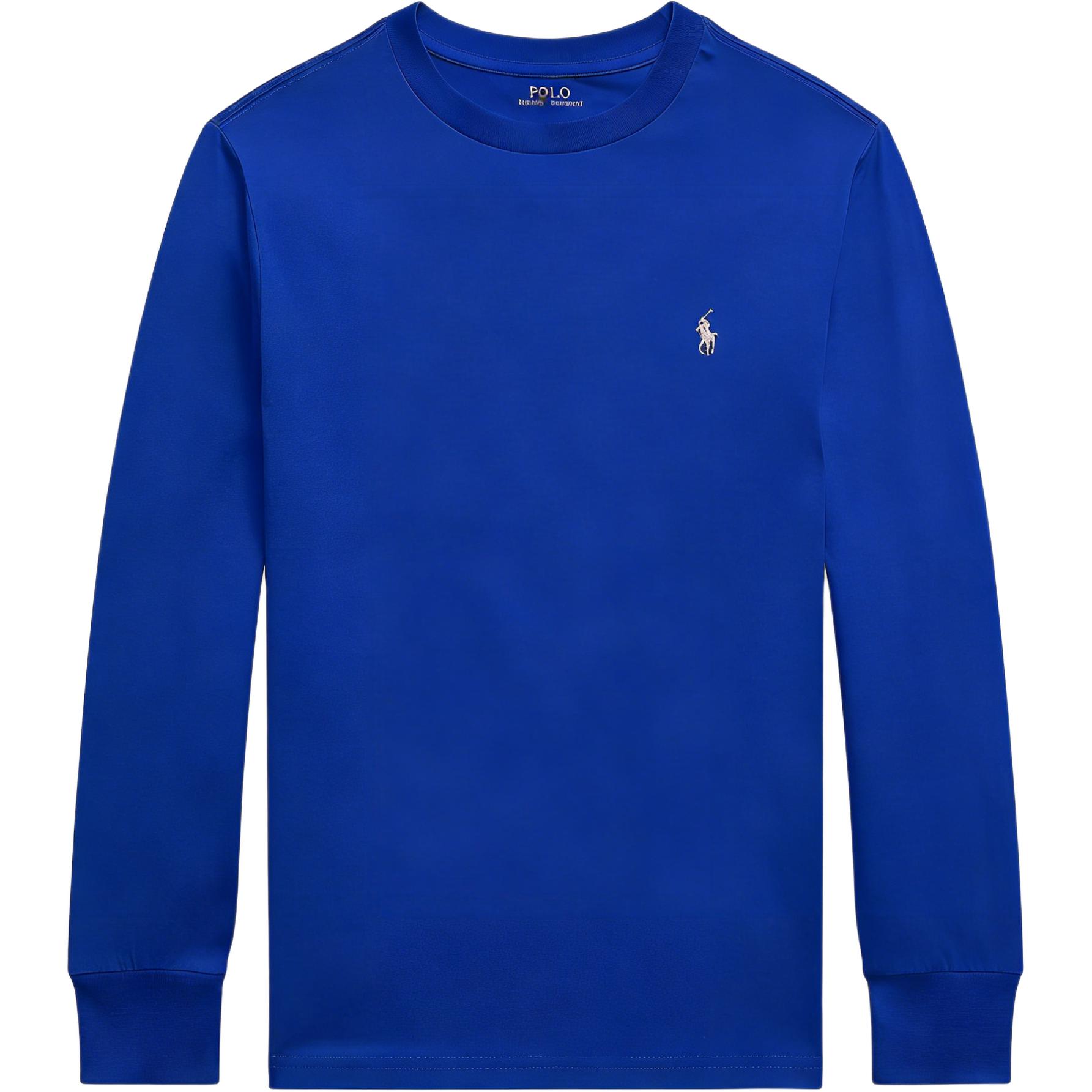 

Polo Ralph Lauren Pony Logo Embroidered Pullover Crew Neck Long Sleeve T-Shirt Men Tops 710587355-042 S