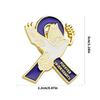 Peace Symbol Brooch Badge Pin With Ribbon Detail Shape Ideal For Weddings Business Meetings Everyday Wear