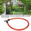 Bike Lock Cable Sturdy   Steel Wire Portable Wide Application Easy   Cable Lock for Bike Motorcycle Gate