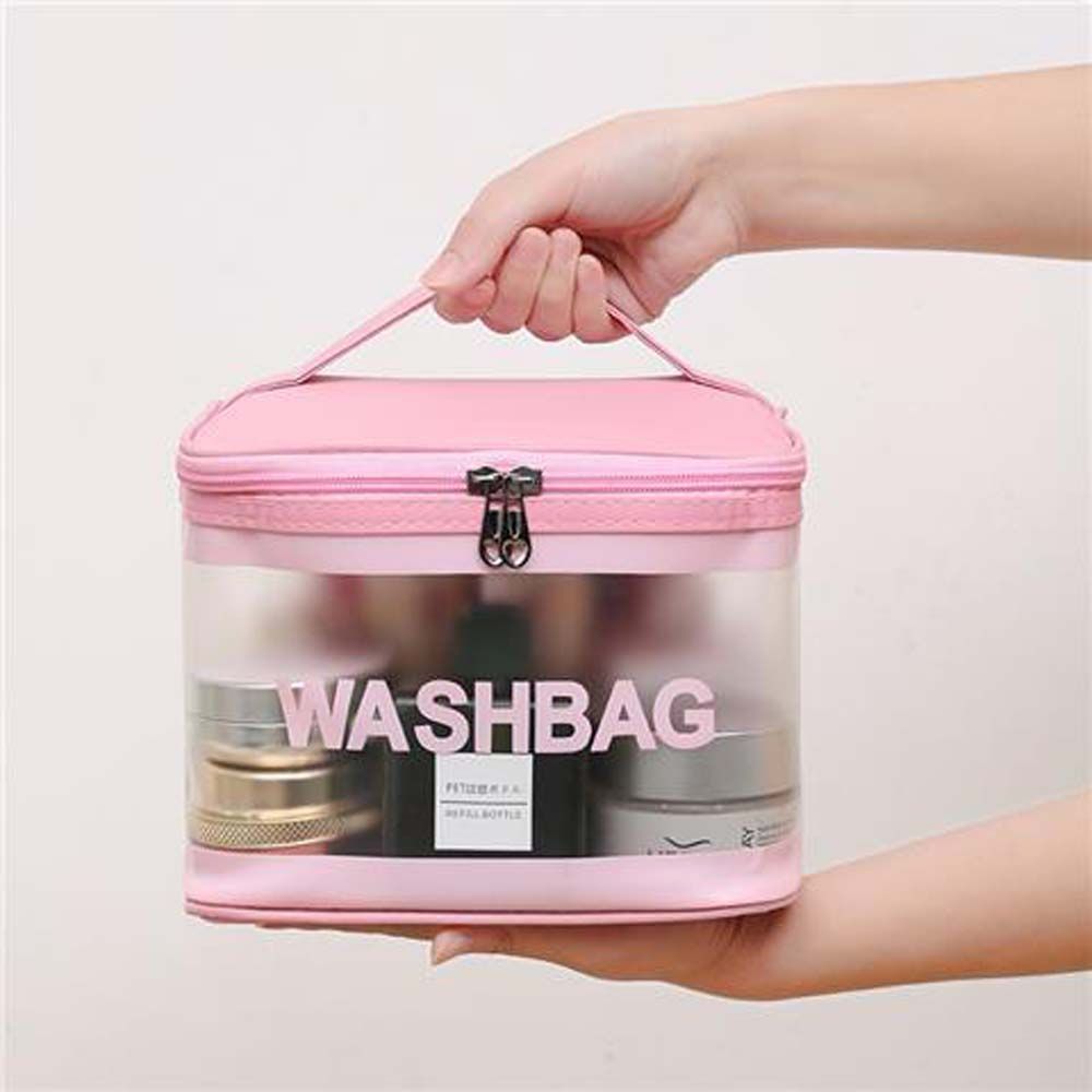 Travel Handbag Wash Bag PVC Cosmetic Organizer Cosmetic Storage Bag Makeup Bag Toiletry Bag