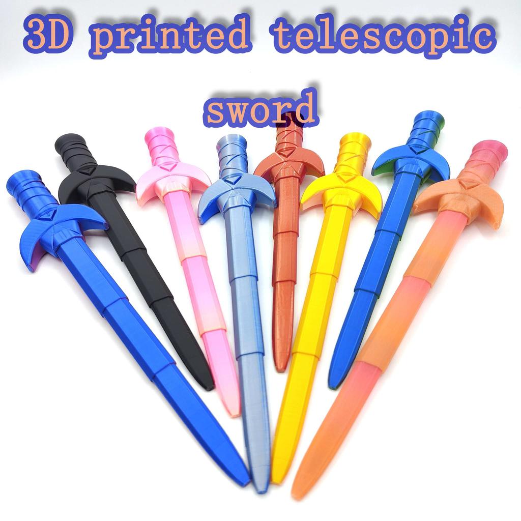3D Printed Spiral Sword Stress Relief Toy For Children Cool Gift Stress Relief Playtime Fun