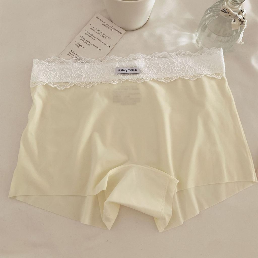 Women's New Summer 10A Antibacterial Pure Cotton Crotch Two In One Ice Silk Non Trace Anti Tarnish Safety Underwear