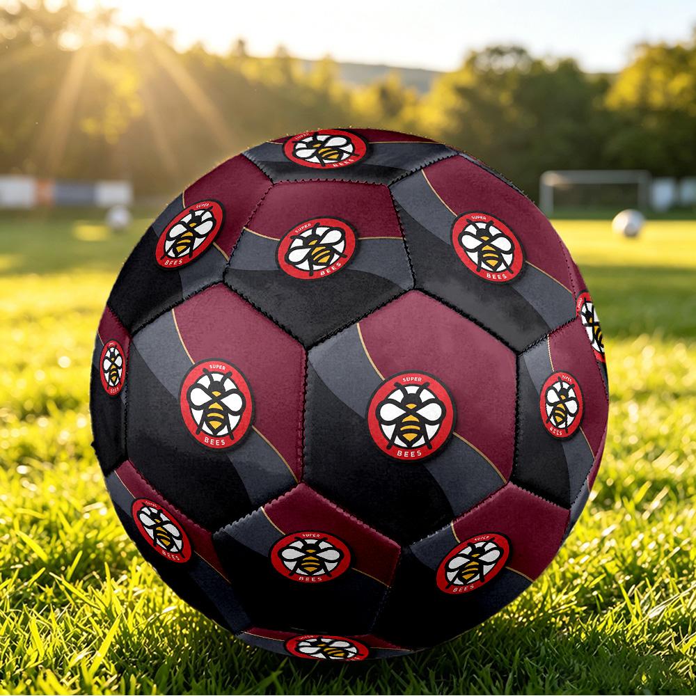 Brentford FootballPrinted Size 5 Soccer Bl, Anti Slip Adult Match Football Souvenir for Football Fans