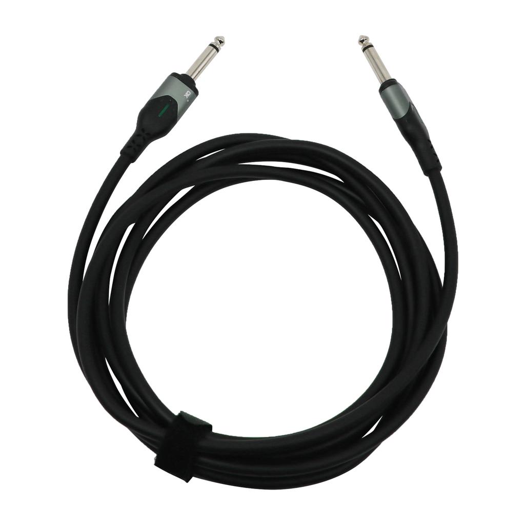 DK Guitar Connecting Cable 6.0 Meters 20ft Instrument Cable Noise Reduction Audio Cable 6.35mm Male Jack Audio Cord for