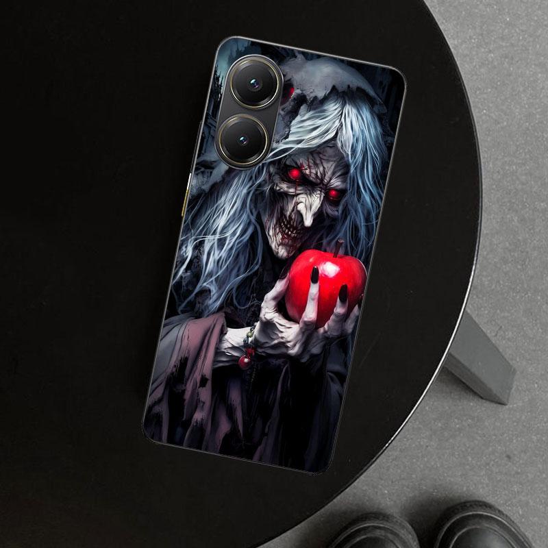 Halloween Moon Witch Horror Phone Case Cover for Xiaomi Poco X6 X5 X7 Pro F7 Ultra Redmi 15C 15 13C 13 12C 12 10C 10 10A 9C 9A 9