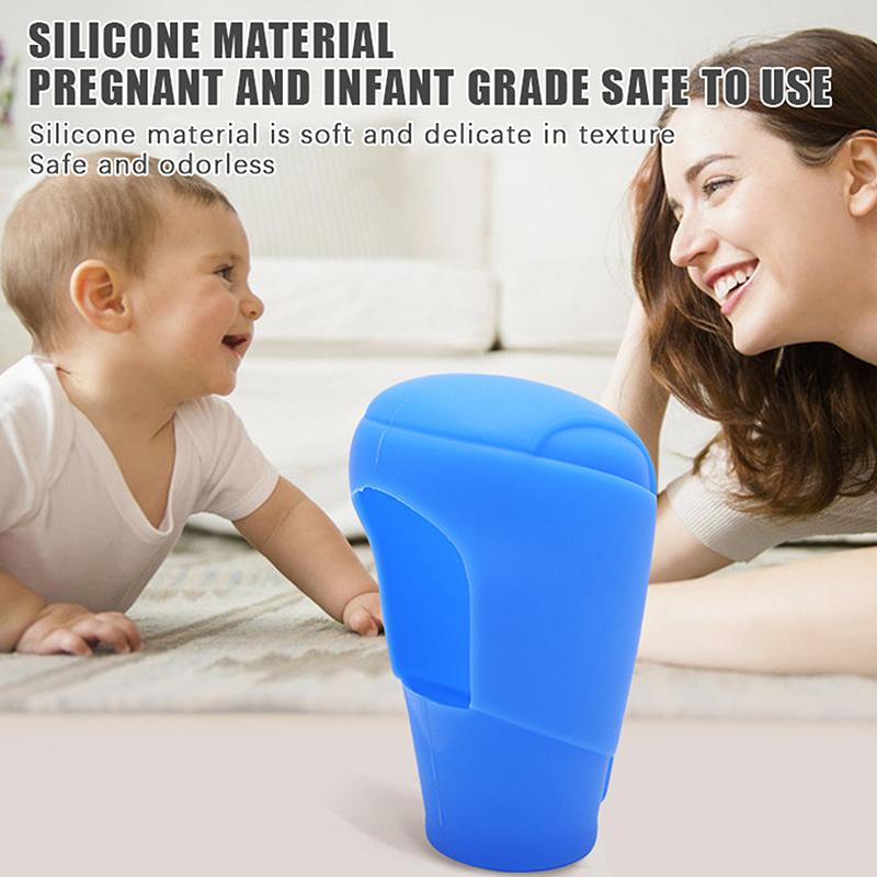 Silicone Car Gear Shift Knob Cover Stain Resistant Non-Slip Fit for Mazda3 Axela CX4 CX5 CX8 Auto Parts