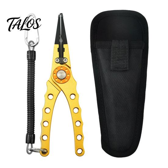 Fischerei Sprengringzange Aluminiumzange, Salzwasserbeständiges Surf Tackle Werkzeug, Geflochtene Outdoor-Zubehör LeinenSchneider Und Öffner für Hakenentferner