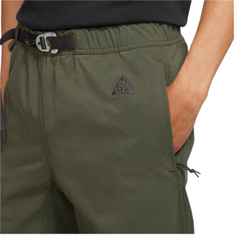 Nike Solid Color Mid-Rise Jogger Knit Sweatpants Men Bottoms Sequoia CV0661-355