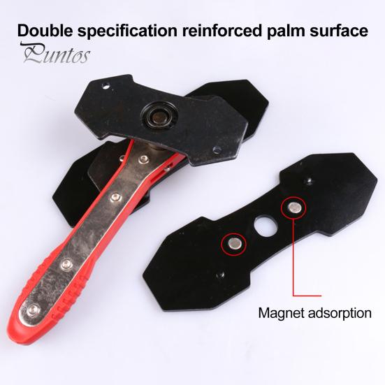 Universal Disc Brake Caliper Compression Tool 360-Degree Ratcheting Easy To Use Caliper Piston Compressor Tool with Hooks Set