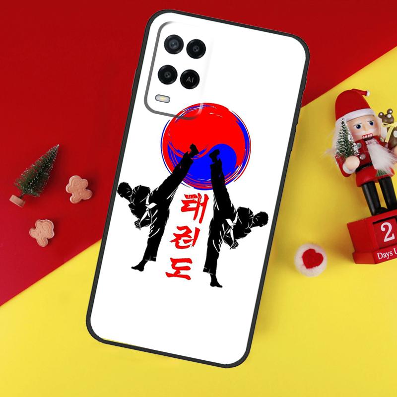 Kungfu Taekwondo Case For Oppo A80 A60 A40 A15 A16 A17 A57 A94 A74 A54 A76 A96 A18 A38 A58 A78 A98 A6 A5 Pro