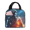 Battlefield 6 Funny Games Merch Insulated Lunch Bag For School Food Storage Bag Portable Thermal Cooler Lunch Box