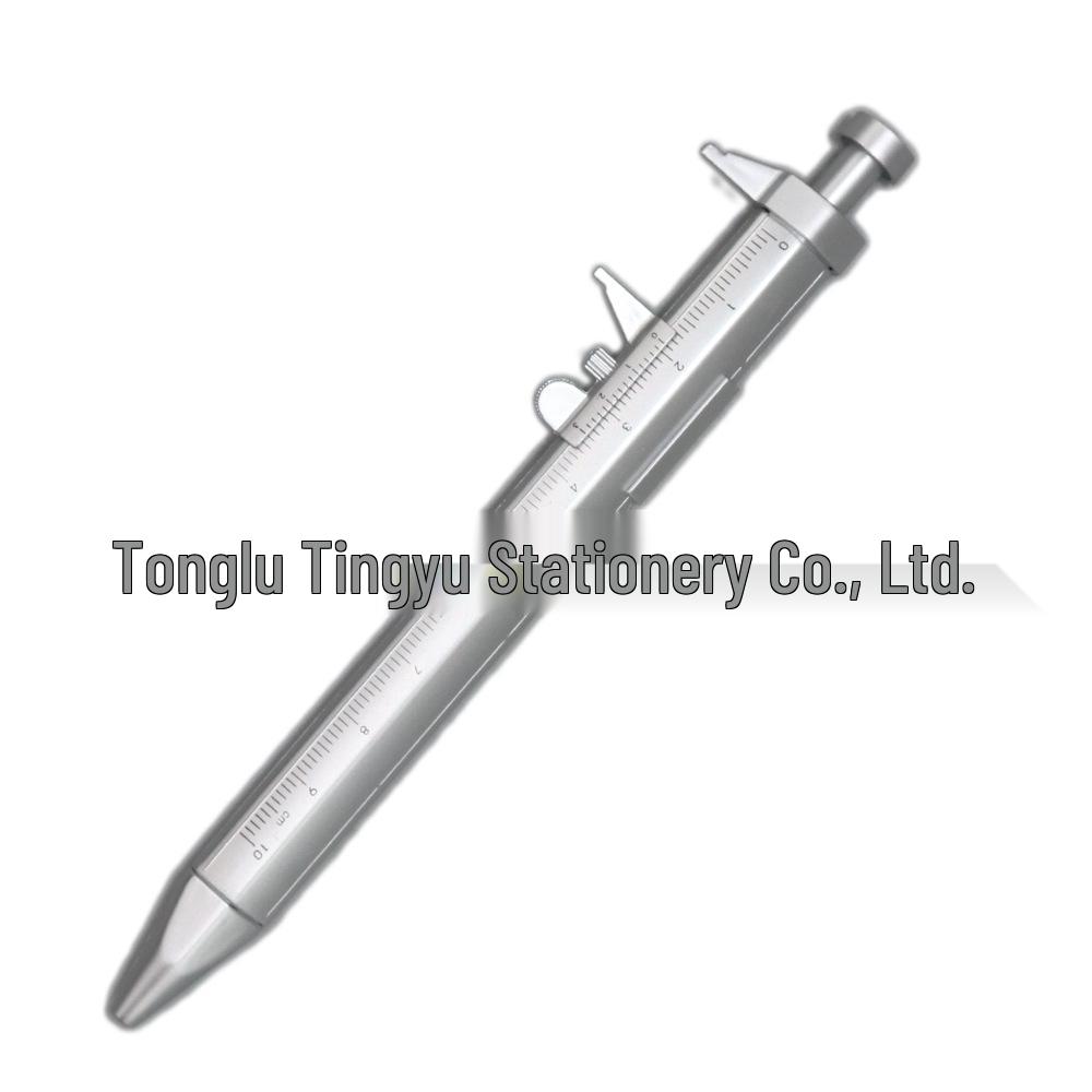 Creative Silver Vernier Caliper Ballpoint Pen – Personalized Multifunctional Gift Pen