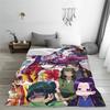 The Apothecary Diaries Maomao Knitted Blanket Coral Fleece Plush Cartoon Anime Soft Throw Blanket Car Sofa Couch Bedroom Quilt