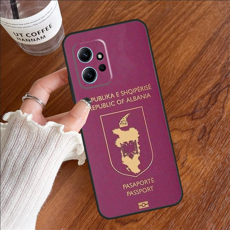 

Albania Passport Case For Xiaomi Redmi 12C 13C 14C 10C Redmi Note 13 Pro 14 12 11 9 10 9S 10S 11S 12S Cover Redmi Note 14 Pro 5G