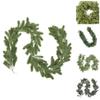 200cm Christmas Garlands Artificial Faux Greenery Garland Wall Hanging Simulated Vines For Wedding Backdrop Arch Wall Decor