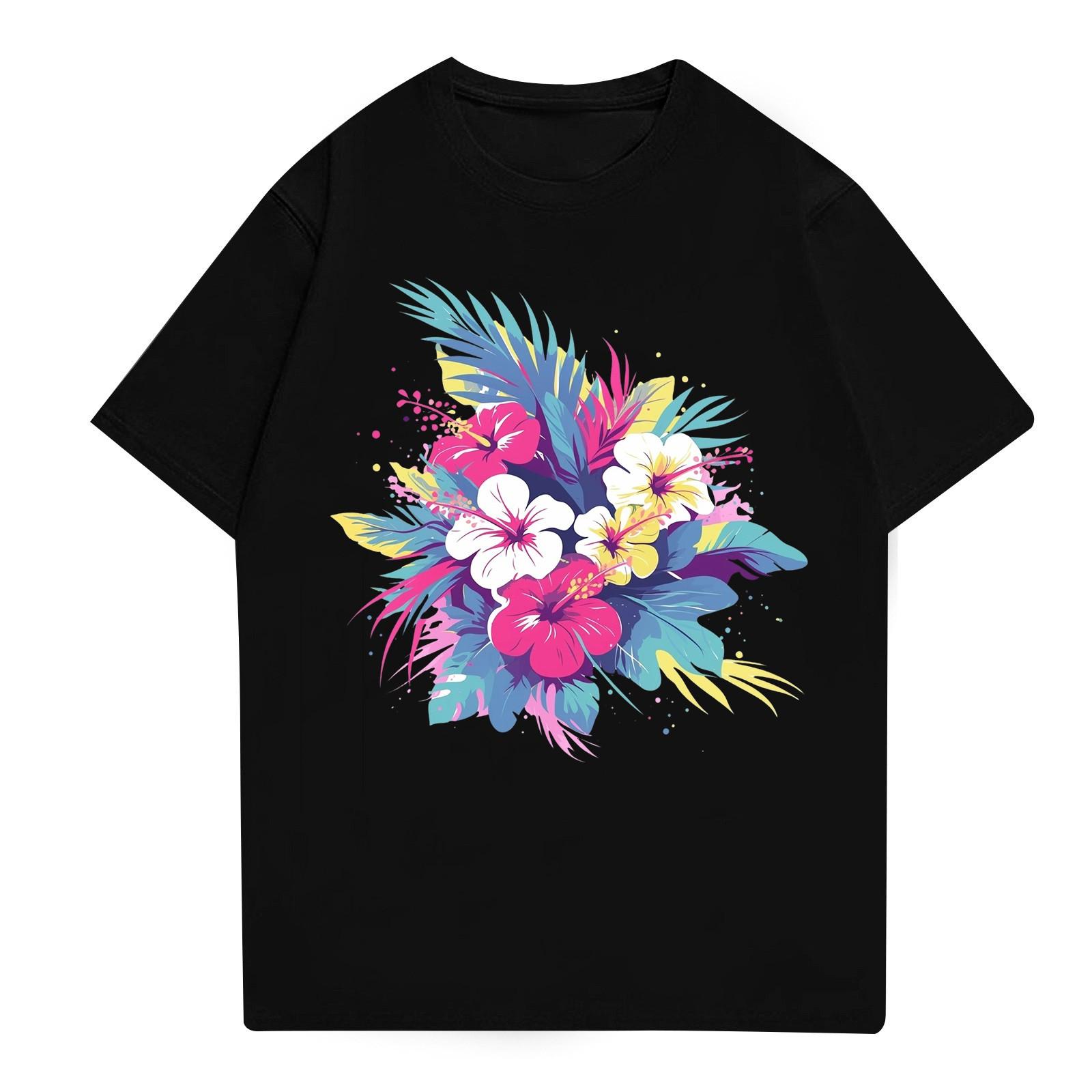 

Мужская рубашка с воротником-стойкой и коротким рукавом, свободная рубашка для отдыха и отдыха, мужская XXXL чёрный