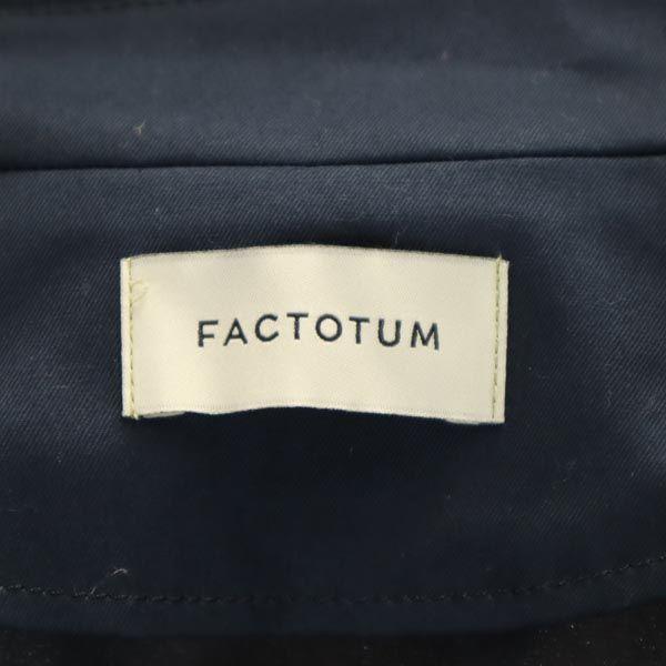 FACTOTUM Stainless Collar Coat Navy Men's Used