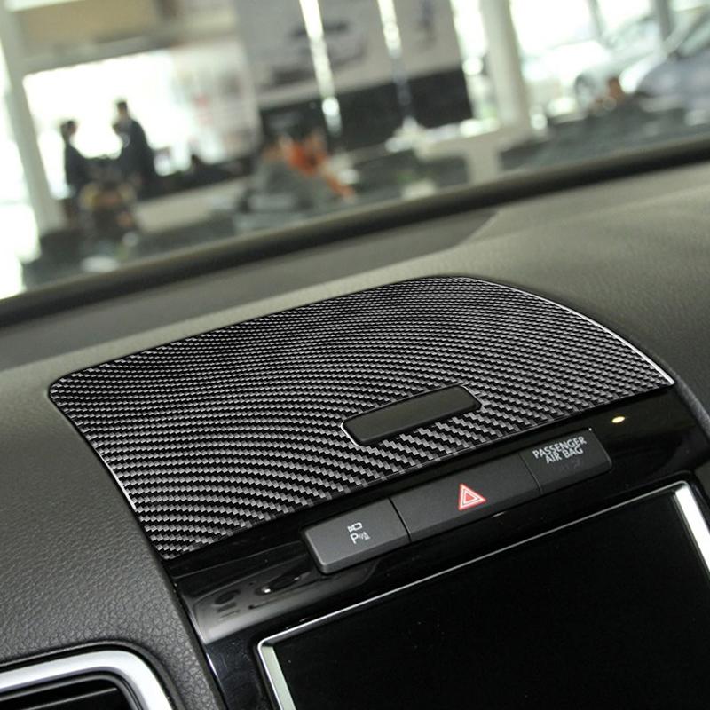 For VW Touareg 2011-2018 Soft Carbon Fiber Storage Box Cover Sticker Trim Car Interior Accessories Car Interior