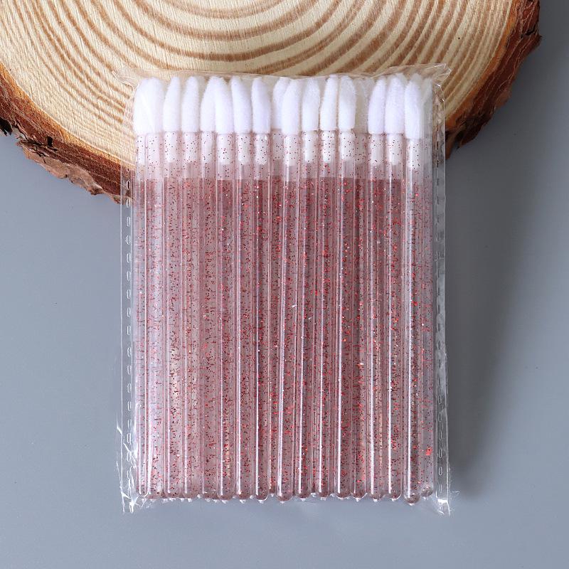 

Crystal Disposable Lip Gloss Brush - Beauty Makeup Tool ярко-красный