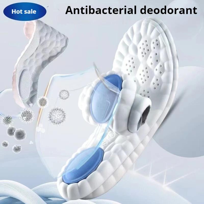 Running Sports Insole Super Soft Insoles for Shoes Men Feet Memory Foam Shock Absorption Shoe Sole Plantar Fasciitis Shoes Pads