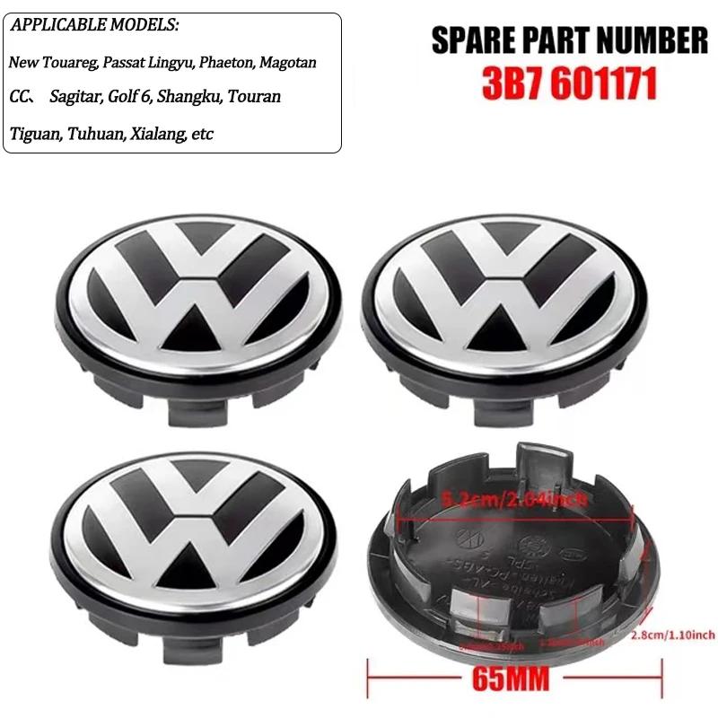 For VOLKSWAGEN VW 56/65mm VW Wheel Center Cap Hub Cover Badge Emblem Car Accessorie For Volkswagen VW Jetta Atlas Eos Caddy Beet