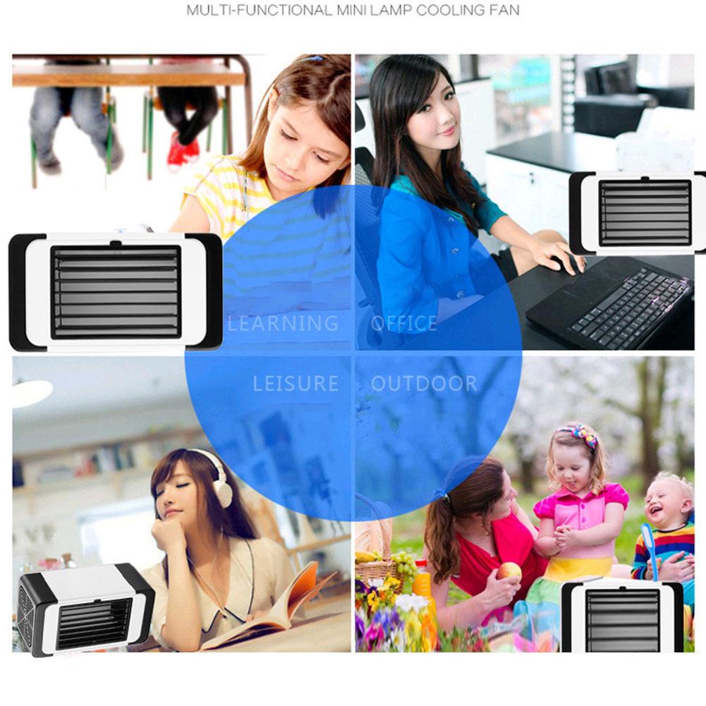 Electric fan Portable USB Mini Air Conditioner Summer Cooling Fan for Home Office Cooler desktop fan
