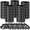 60 Pcs One Day At A Time Silicone Motivational Wristbands Black Inspirational Rubber Bracelets Sobriety Gifts For Addiction Reco