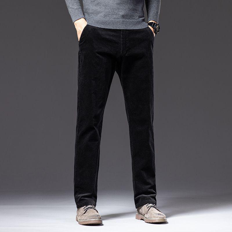 Men's Corduroy Pants - Winter and Spring Casual Straight Trousers