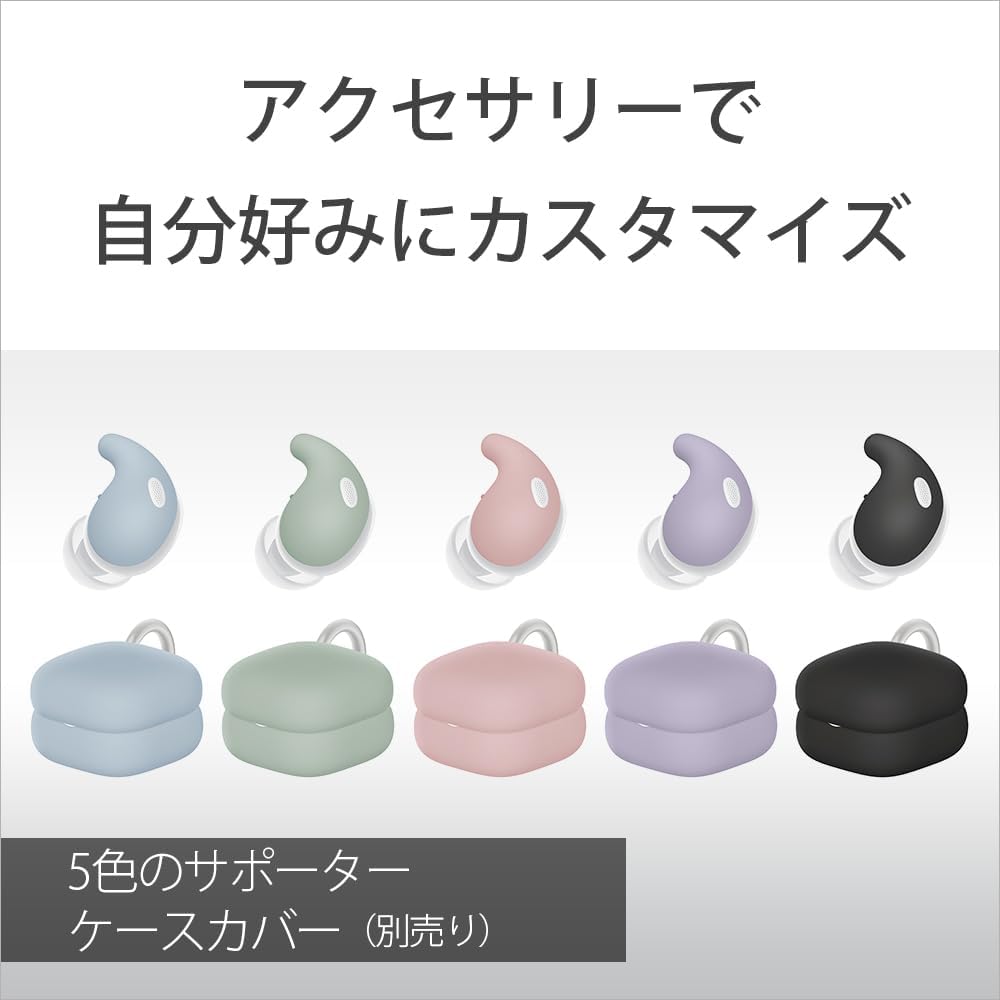 Sony LinkBuds Fit/WF-LS910N Wireless Noise Cancelling Earphones: Natural Fit, Lightweight, Compact, Noise Cancellation, Ambient Sound Passthrough, Cus