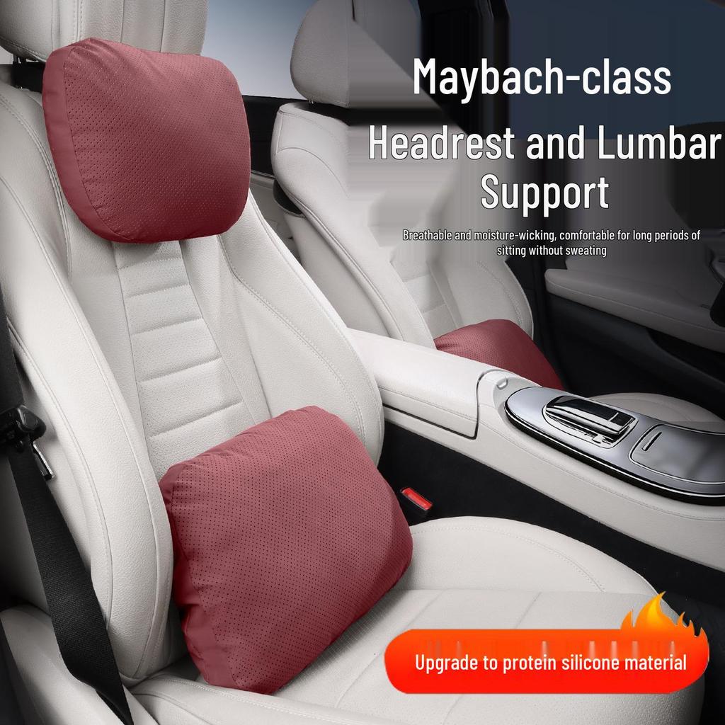 Breathable Comfort Car Headrest & Neck Support Pillow