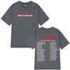 Rap Singer Duki Ameri 2025 World Tour Tshirt Summer Unisex Casual Cotton Oversized Tshirt Harajuku Street Wear Mens Tshirt
