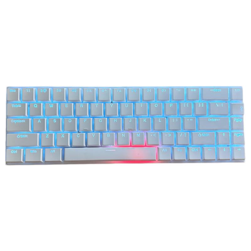 61-Key Wired Red Switch Mechanical Keyboard for Gaming and Office Use