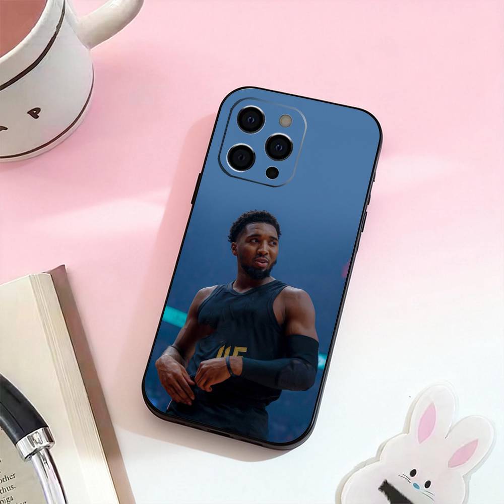 D-Donovan MitchellS 45 Phone Case For iPhone 17,16,15,14,13,12,11 Plus,Pro,Max,XS Silicone Soft Cover