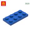 88Pcs/Lot 3020 2x4 Basic Construction Bricks Colorful Traditional Parts Works With featuring Brick DO IT YOURSELF Kids Toy Assembly Gift Idea Box