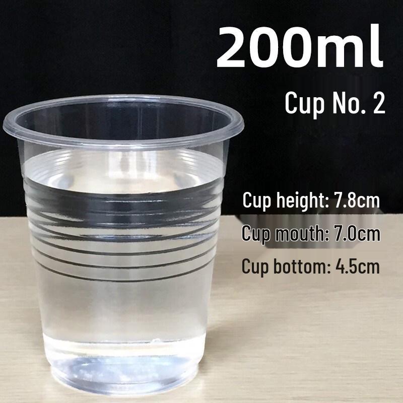 Xihe Disposable Transparent Plastic Cups